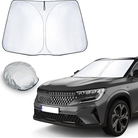 Parasole per parabrezza compatibile con Renault Austral E-Tech 2023, 2024 e 2025, con isolamento termico e protezione UV, accessori Sun Austral (145 x 80 cm) (1/4)