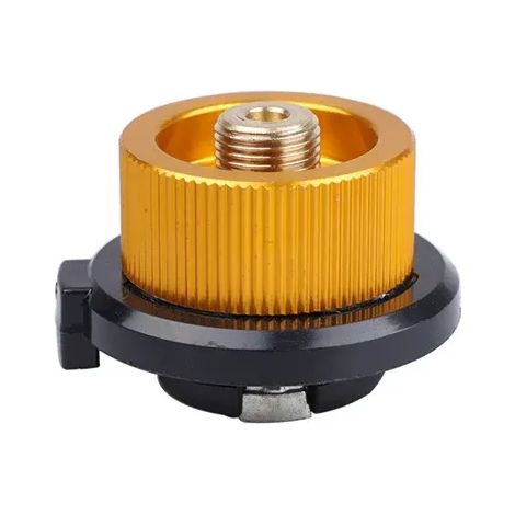 Réchaud à gaz d'extérieur, adaptateur de recharge de propane pour réchaud de camping, brûleur pour bouteille plate de GPL, coupleur de conteneur, adaptateur pour réchaud de cuisine portable à tube mét (1/5)