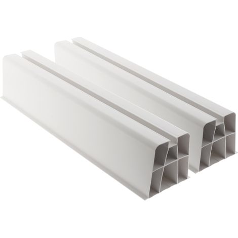 Support de sol pour climatiseur - 90x80mm L.450mm - IP40 IK08 - Blanc - Zenitech (1/4)
