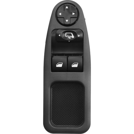 Interrupteur Lève-Vitre Avant Gauche - Compatible Citroën Jumpy Peugeot Expert Fiat Scudo Renault Master 2007-2016 - Remplacement Direct