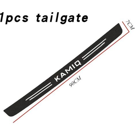 (1 pièce pour Kamiq) Ruban adhésif anti-rayures pour seuil de porte de voiture Skoda Kamiq,protection imperméable et anti-rayures (1/3)