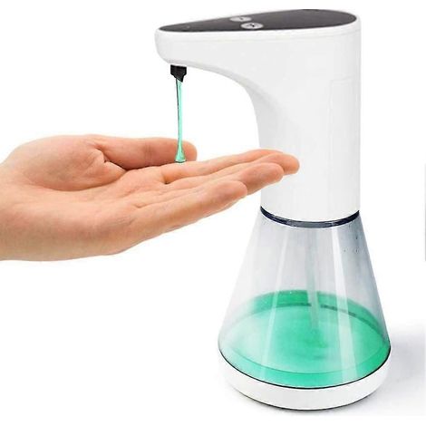 Automatischer Seifenspender (500 ml) – Infrarot-Seifenspender mit 5-stufiger Schaumregulierung, automatischer und manueller Flüssigseifenspender (1/5)