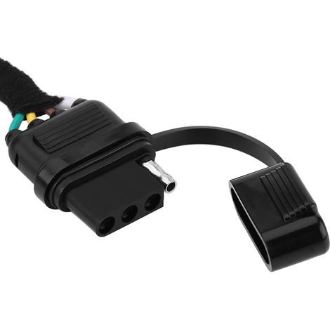 Adaptateur de prise remorque 6-24 V 7 vers 4 broches, connecteur rond à lame pour attelage de caravane (1/5)