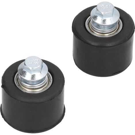 Lot de 2 galets tendeurs de chaîne de 8 mm avec guide-galets pour Yamaha YFZ 350 Banshee (1987-2006) (1/5)