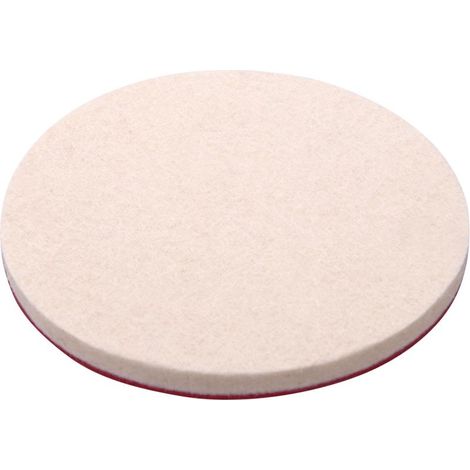 Feltro/tampone lucidante EXTOL, velcro, diametro 125 x 7 mm 8803597 (1/2)
