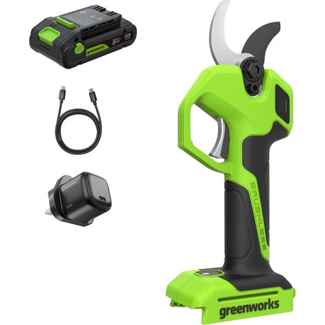 Sécateur Électrique 24V avec Batterie 2,0Ah