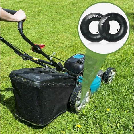 Chambre à air Remorque, Chambres à air Caoutchouc Noir pour Chariot à Main, pour brouette remorque monocycle de Tondeuse à Gazon Chariot de Jardin et Scooter (4.80/4.00-8) (1/4)