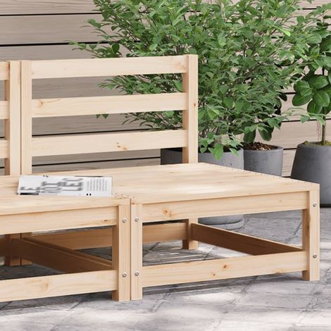 Canapé de jardin,Canapé d'extérieur,Sofa de jardin sans accoudoirs 70x70x67 cm bois de pin massif CFW59573 (1/5)