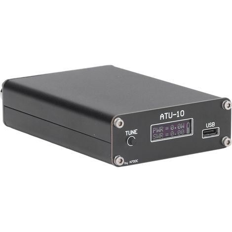 Tuner d'antenne automatique ATU‑10 QRP, radio à affichage de 0,91 pouces avec connecteur BNC version 1.4 (1/5)