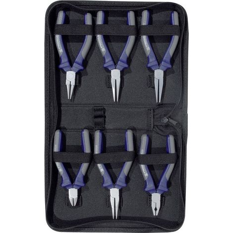 Set di 6 pinze elettroniche, 6 pinze PROMAT