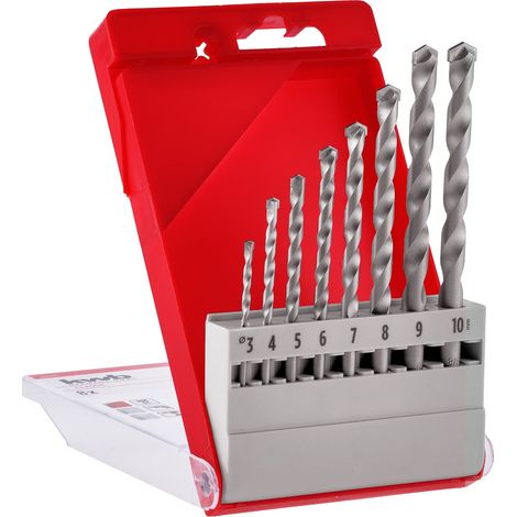 Set de forets pour pierre KWB, 37800, 3-10 mm, 8 pièces
