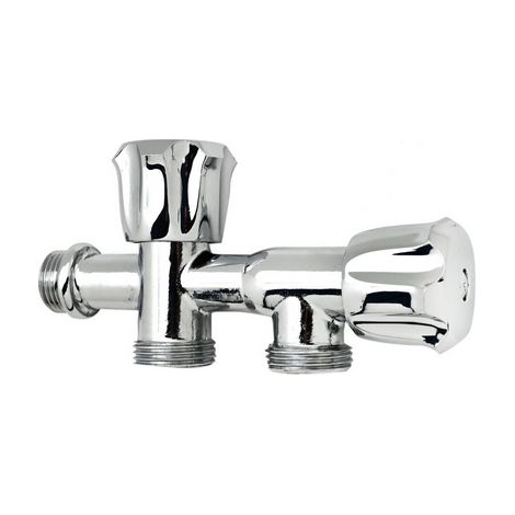 RUBINETTO CON ATTACCO LAVATRICE E LAVASTOVIGLIE- 1/2 x 3/4 x 3/4- DH- pezzi 1