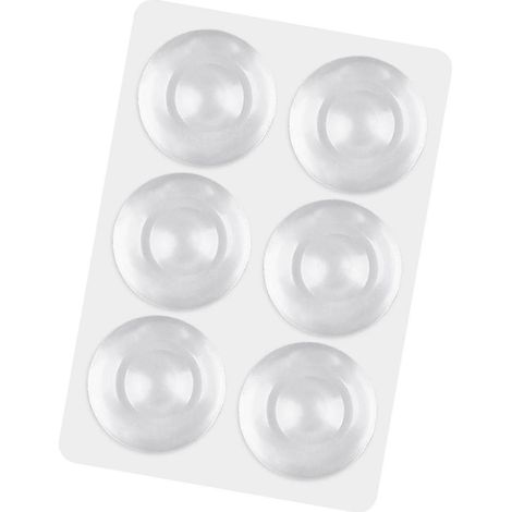 Patins de protection pour portes de meubles, butées de porte, coussinets insonorisants, protections pour portes de placards-6PCS 30mmx4mm