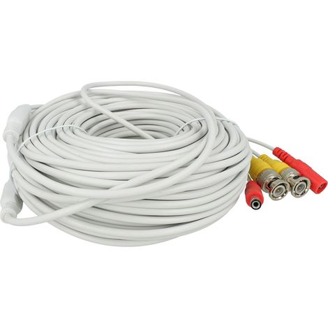 Cavo Da 10 Metri Per Telecamere Audio Video Ahd 1080P RCA BNC E Alimentazione