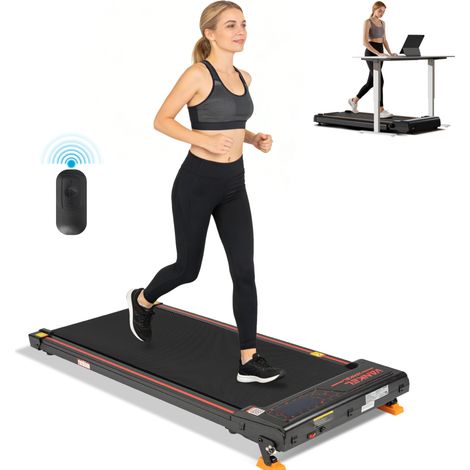 Tapis de marche pliable 1 à 6 km/h pour maison et bureau, 4 niveaux d’inclinaison, écran LED, connexion app, silencieux, charge 110 kg – CHICFURN (1/5)