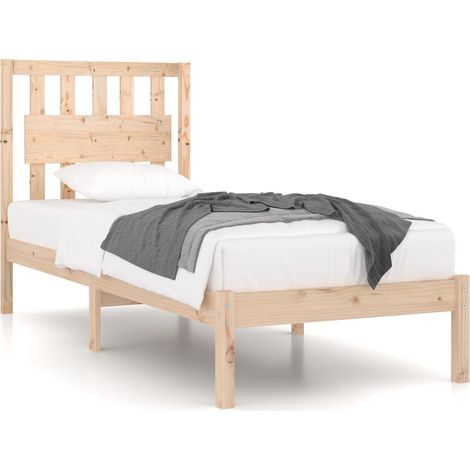 Maison Exclusive - Estructura de cama de madera maciza de pino 90