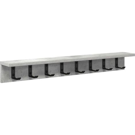 Maison Exclusive - Wandmontierter nachttisch Beton Grau 80 x 10,5