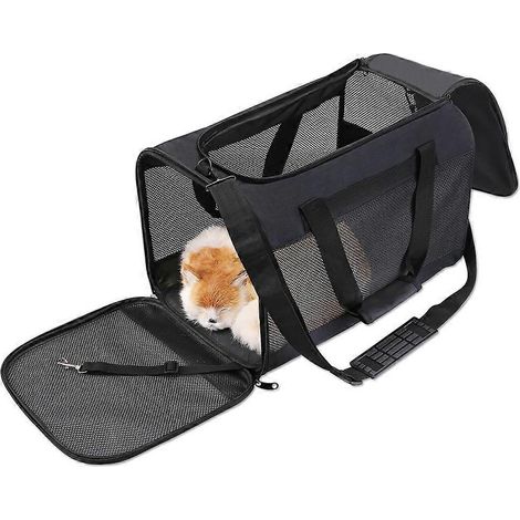 Fournitures pour animaux de compagnie : Sac pour chat et chien, sac pliable et portable pour animaux de compagnie, sac portable respirant pour chat - (1/5)