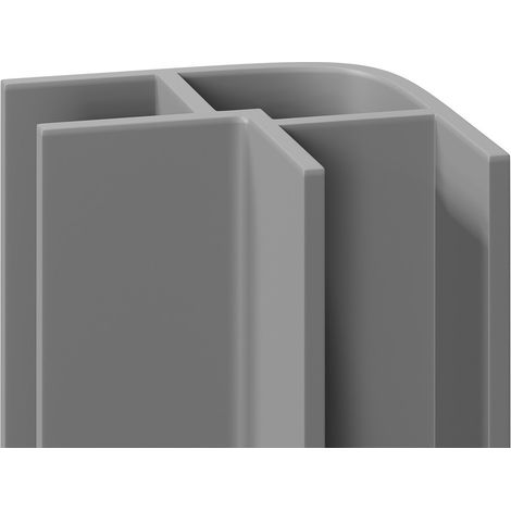 WholePanel 5mm Grey Wall and Ceiling Panel External Corner Trim (1/5)