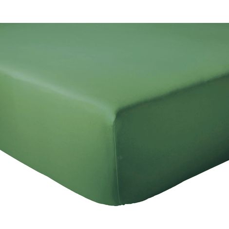 Drap housse coton EVASION Bonnet de 23 cm 90x190 cm (1/5)