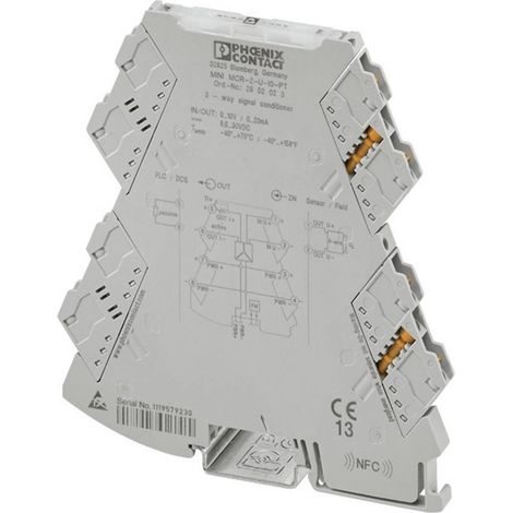 Amplificateur-séparateur 3 voies Contenu: 1 pc(s) Phoenix Contact MINI MCR-2-U-I4 2902029 Q009631 (1/2)