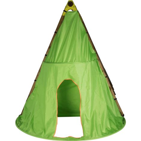 Tipi, grün und orange - Trigano Jardin - tipi (1/3)