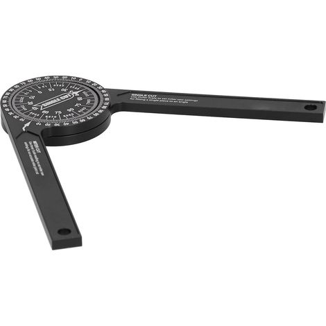 Rapporteur d'angle pour scie à onglet, outil de mesure métallique 360°, guide de coupe précis pour bricolage et menuiserie (1/5)