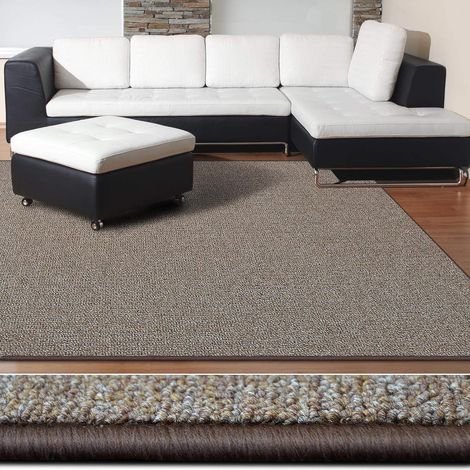 Tapis de Salon London Marron clair 200 x 400 cm