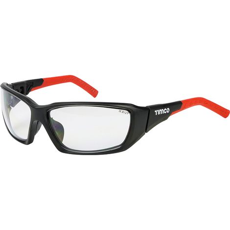 TIMCO Sport Style Adjustable Safety Glasses Clear - One Size