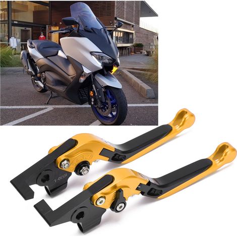 Motorradlenker für YAMAHA TMAX 530 2012–2019 / YAMAHA TMAX 560 2020–2021 (H530R H530L) – Gold (1/5)