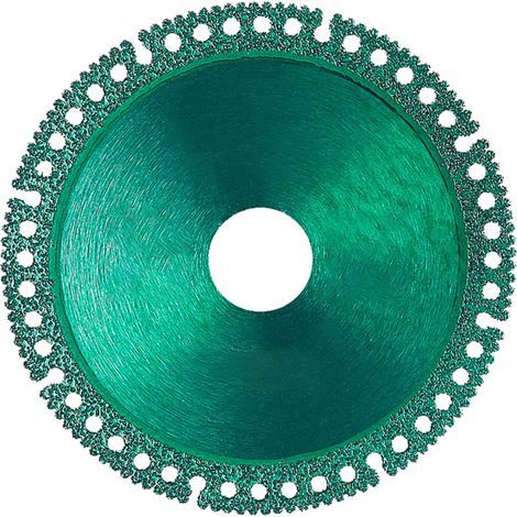 Multifunktionales Trennblatt, Diamant-Sägeblatt aus hochmanganhaltigem Stahlverbundwerkstoff, 100 mm Durchmesser, Keramikfliesen-Trennscheibe für Winkelschleifer (1/5)