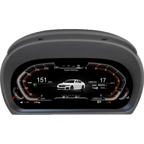 Tableau de bord numérique pour véhicule de luxe compact, navigation en temps réel, connectivité sans fil, E81 E82 E87 E88 2006-2015 (1/2)