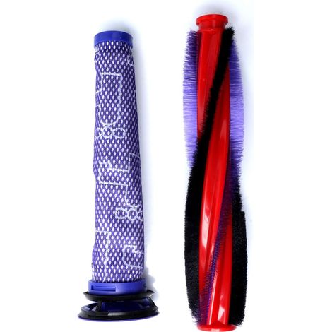 Brosse principale + filtre pour Dyson V6 Animal/Fluffy DC58 à DC62   185 mm