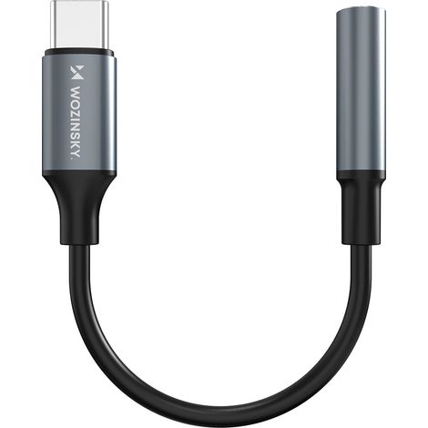 Adattatore da USB-C a mini jack da 3,5 mm - nero (1/5)