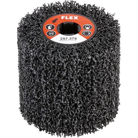 Toile abrasive FELX pour nettoyer les soudures diam. 100 x 100 mm, grain extra gros