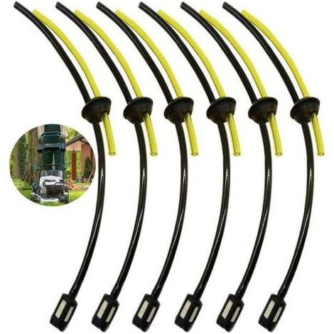 6 pièces joint de tuyau d'essence, tuyau de carburant universel pour débroussailleuse, débroussailleuse, taille-haie, débroussailleuse (1/4)