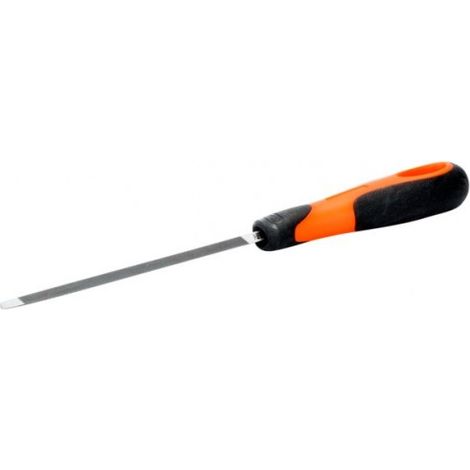 BAHCO - Double lime angle vif très mince ERGO™, manche bimatière, taille mi-douce, 125mm