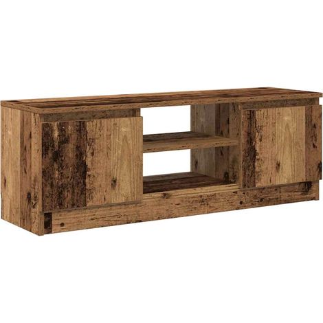 Maison Exclusive - TV-Schrank Altholz-Optik 102x30x36 cm Holzwerk