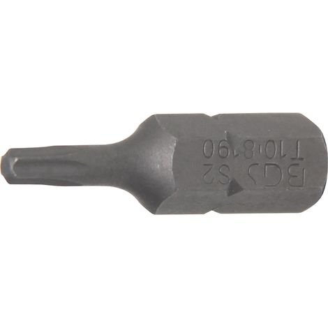 Bit  Länge 25 mm  Antrieb Außensechskant 6,3 mm (1/4")  T-Profil (für Torx) T10 (1/2)