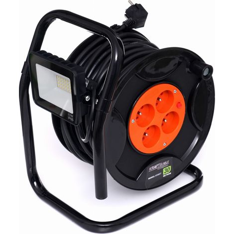 Carrete de cable de extensión de 30 m + LED KD4037 (1/5)
