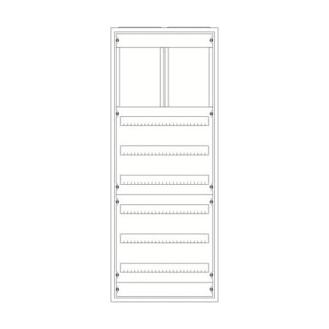 Armoire Type A IP43 8Xrangées 1400mm x 550mm 2CPX070784R9999 ABB 170784