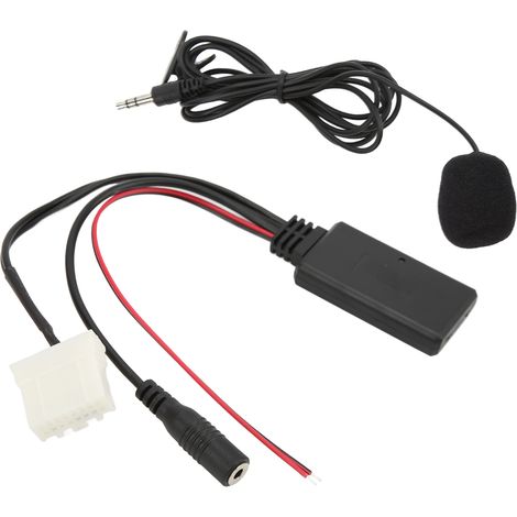 Bluetooth 5.0 AUX IN Kabeladapter mit ISO-Freisprechmikrofon für Mazda MX5 (ab 2006) (1/5)
