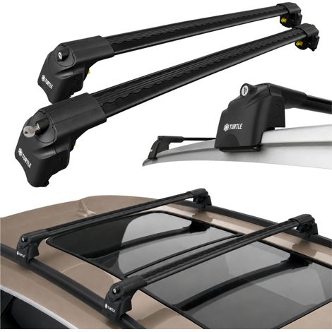 Barres de toit basses Turtle pour Peugeot 5008 (T87) 2017-2024 (1/5)
