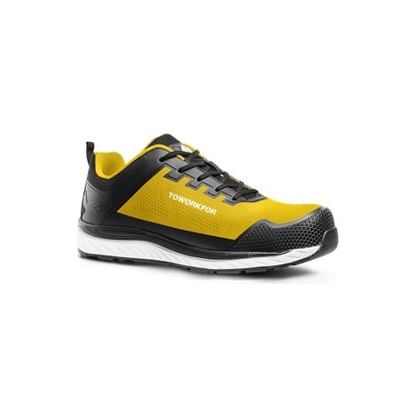 Zapato Super Set Amarillo T-36 - Transpirable, Flexible, con Puntera de Aluminio y Suela Triple Speed EVA & GOMA
