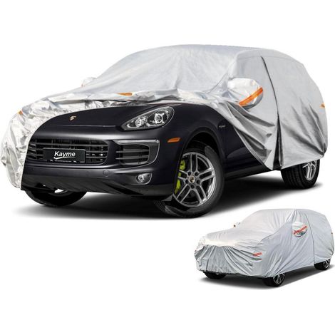 Autoplane Wasserdicht für Porsche Cayenne (2010-2025) 6-lagig Staubschutz Silber (1/5)
