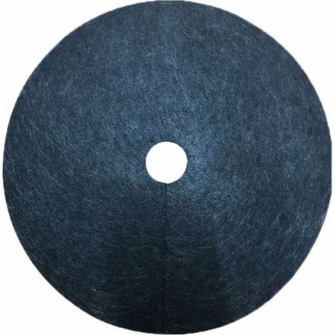 Lot de 10 tapis de paillage non tissés pour arbres - Protection contre les mauvaises herbes - Toile de paillage pour jardin extérieur (1/5)