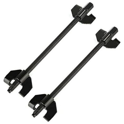 QORVA-Ensemble de 2 amortisseurs à ressort de compresseur, dissolvant de ressort manuel spécial 380 mm pour suspension de voiture (1/5)