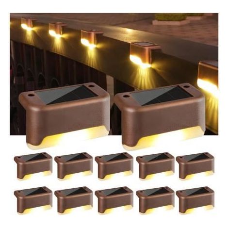 TuseRxln Solarlampe – Unbekannt – 12er-Pack – LED – Wasserdicht – Automatische Ein-/Ausschaltung