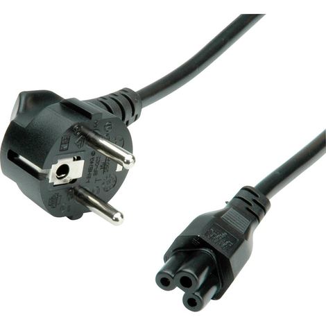 Value 19.99.1028 alimentation Câble de liaison noir 1.80 m (1/3)