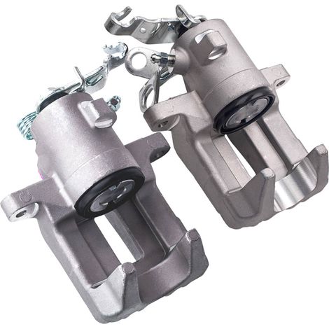 Pair Rear Brake Caliper For Audi A3 8P1 8PA 8P7 Seat Altea 5P1 VW Golf MK 5 MK6